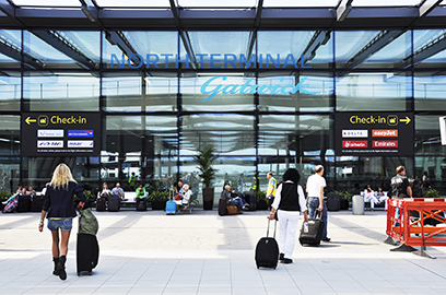 Gatwick's buildings are on their way to becoming carbon neutral.