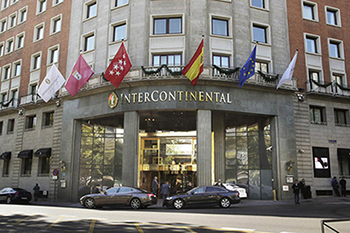 The InterContinental Madrid hotel has cut its energy use by 40 percent using ABB VSDs and high efficiency motors.