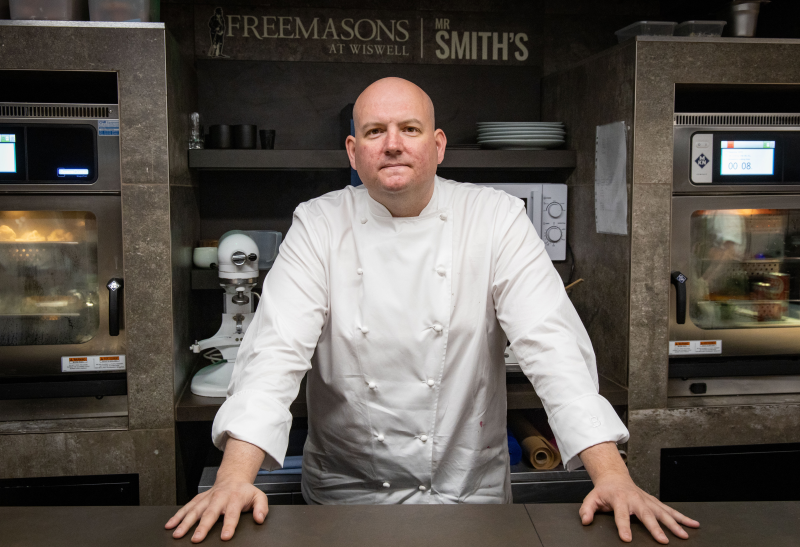 Steven Smith, chef owner at Freemasons.