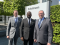 L-r: CEO Philipp Eckelmann, Baudelaire Meli Dountsop and Thomas Behr, vice president refrigeration and building automation.