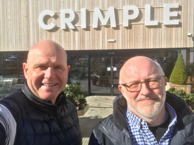 Graham Watson and Nigel Upson at Crimple.