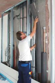 With Armaflex tubes, pipework can be insulated quickly, easily and reliably.
