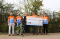 The Aspen Pumps team presented Mikayla Bernstein, corporate fundraiser at Chestnut Tree House, with a cheque for £2,445.