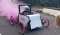 Sam Pearce shows his driving skills in the Portishead Soapbox Derby.