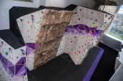 University of Warwickshire sports hub climbing wall.