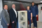 The Heat Pump Showroom was opened by David Dunn (second left), Sales Director for Northern Europe for Carrier’s Residential and Light Commercial (RLC) division, and David McSherry (left), UK sales manager for Toshiba and DX Air Conditioning, with a guest appearance by star players Aaron Reed (second right) and Jean Paul Du Preez from the local Sale Sharks rugby team.