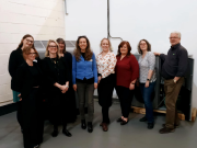 From left to right:
Lisa-Jayne Cook, Amy Gittoes, Sam Buckell, Lisa Pogson, Astrid Prado, Carley Fountain, Amy Richardson, Lisa Waters, and Kevin Glass.