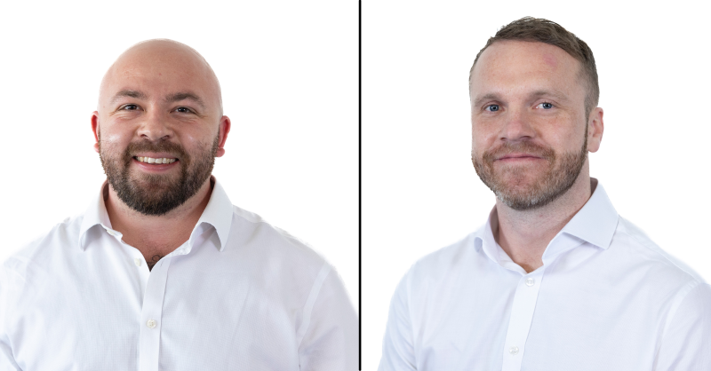 George Bradley, left, and Ricki Horsington.