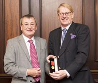 B&ES presents Peter Hoyle with Distinguished Service Award