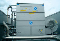 Cooling Towers and Water treatment: Closed circuit cooling tower with intelligent controls